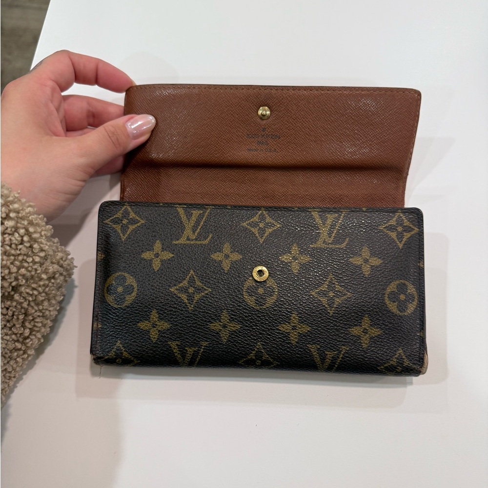 Louis Vuitton Brown Monogram Wallet